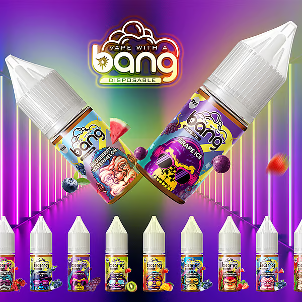 BANG 20ml E-Liquid - 2% Nicotine - 12 Bold Flavors for Your Vaping Pleasure