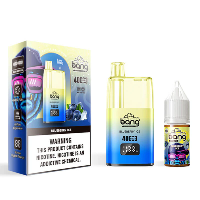 Bang 40000 Refillable Vape Device - 40,000 Puffs, 10ml E-liquid, 650mAh Battery