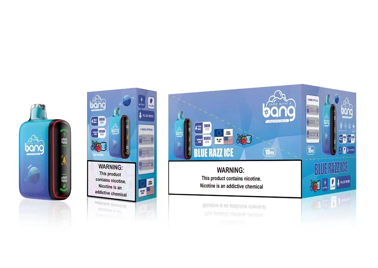 Bang 9000-18000 Disposable Vape - 12 Flavors, 18000 Puffs, 650mAh Battery, Type-C Charging