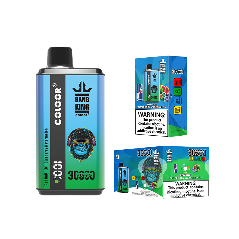 Bang King 30000 Double Flavor Disposable Vape Pen - 30000 Puffs, 12 Flavors, 0% 2% 3% 5% Nicotine Options