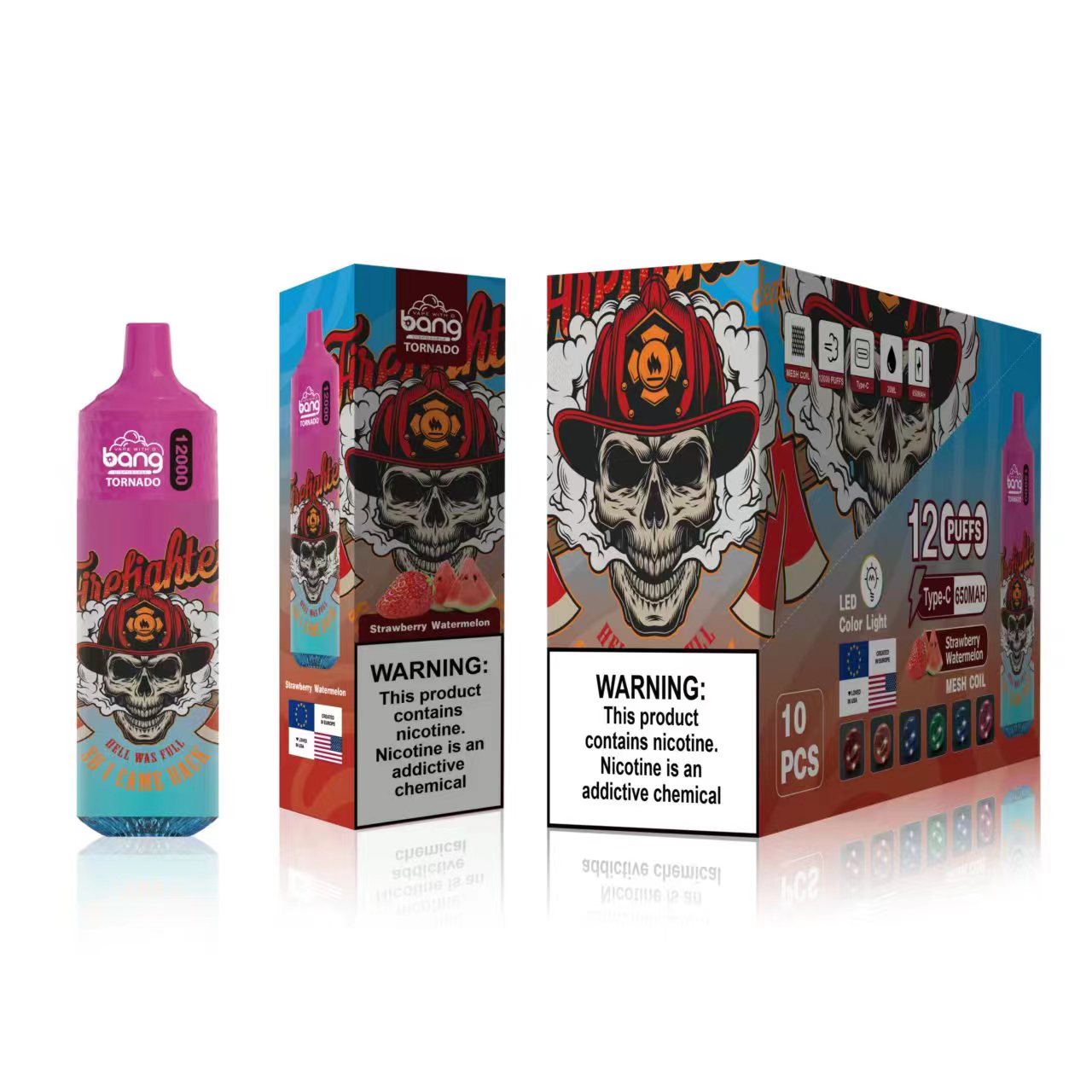 Bang Meshcoll 12000: 12000 Puffs, 650mAh Battery, 20.0ml E-liquid, 0% & 5% Nicotine