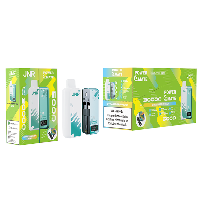 Jnr Power Mate 30000 - Revolutionary Vape with 30,000 Puffs, 5000mAh Battery & 10 Flavors