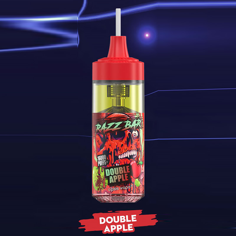 Razz Bar 16000 Disposable E-Cigarette - 16000 Puffs, 12 Flavors, 30ml, Rechargeable