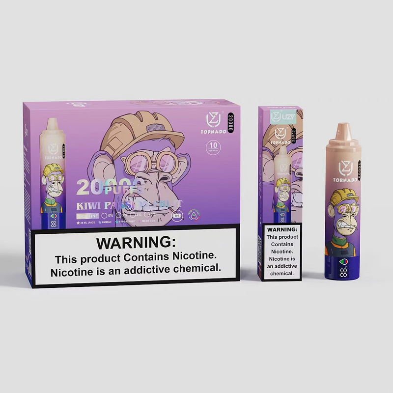 UZY Tornado 20000 Puffs Vape - Disposable E-Cigarette with 28ml E-Liquid and 850mAh Battery