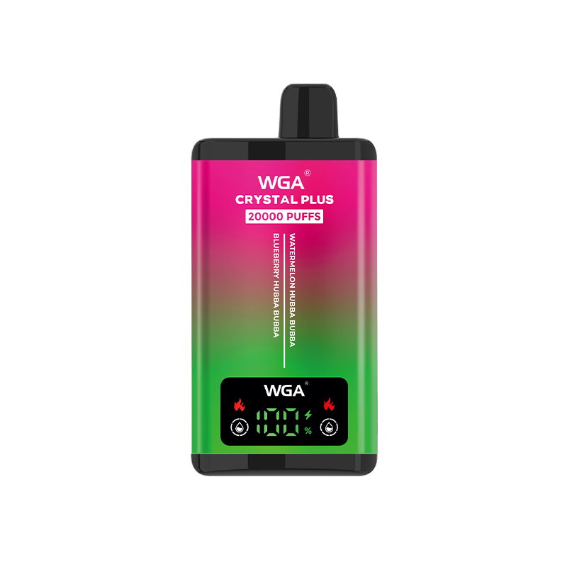 WGA Crystal Plus 20000: Dual Flavors, 20000 Puffs, 550mAh Battery, 20ml Capacity - Best Electronic Vape Pen
