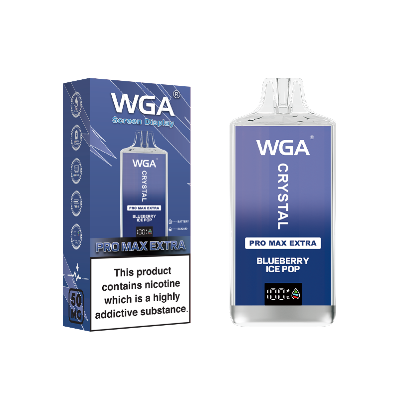 Wga Crystal Pro Max Eetra 15000 Disposable Vape - 15000 Puffs, 650mAh Battery, 25ml E-Liquid